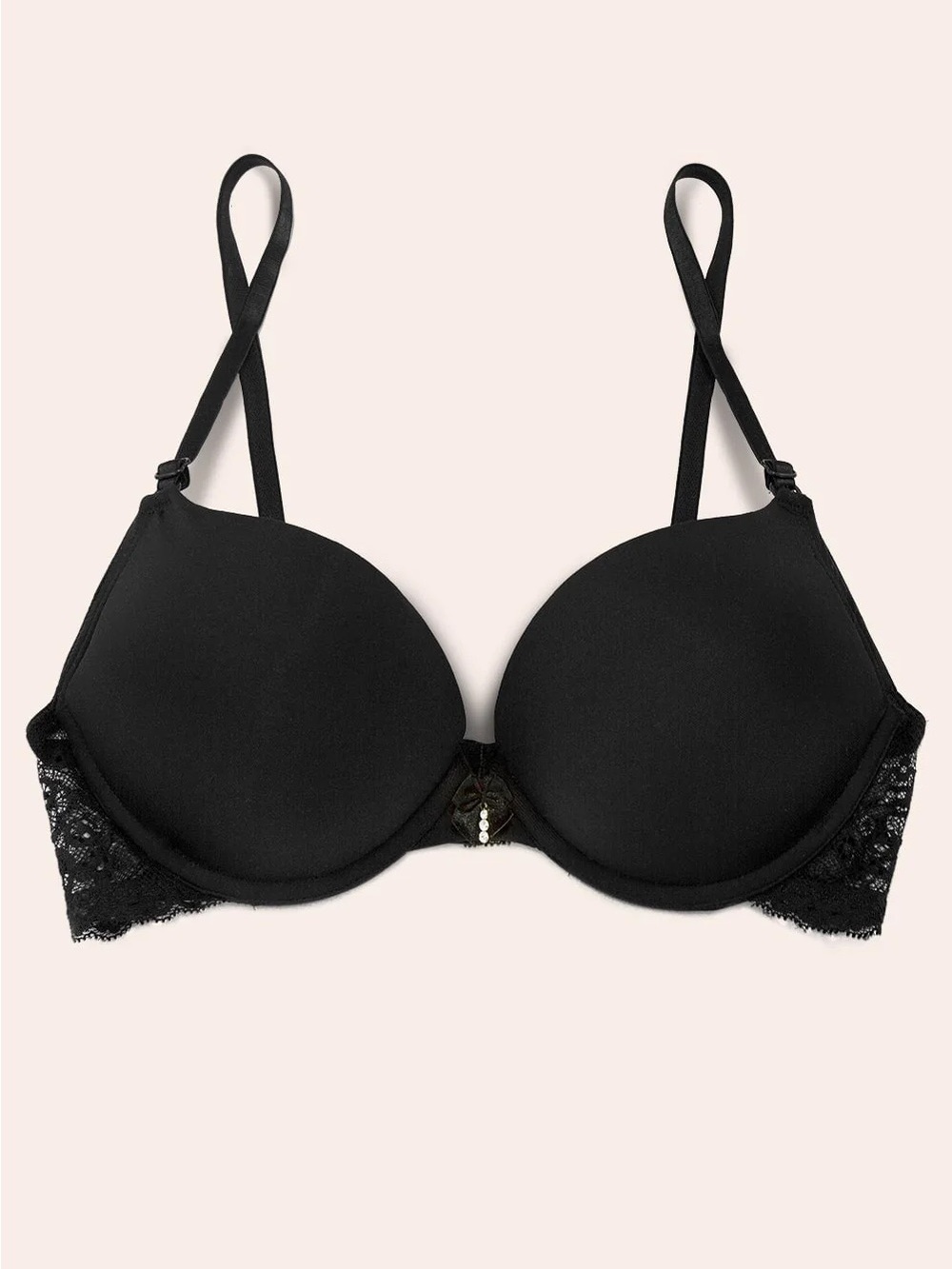 I38 Smart & Sexy Add 2 Cup Sizes Push-Up Bra - Size: 34B